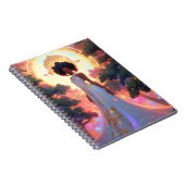 Naturegoddess African American Fantasy Art Notizblock (Rechte Seite)
