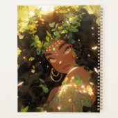 Naturegoddess African American Fantasy Art Planer (Rückseite)