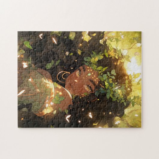 Naturegoddess African American Fantasy Art Puzzle (Horizontal)