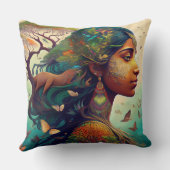 Naturegoddess Art Kissen (Rückseite)