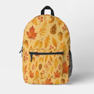 Natureherbstmuster Bedruckter Rucksack