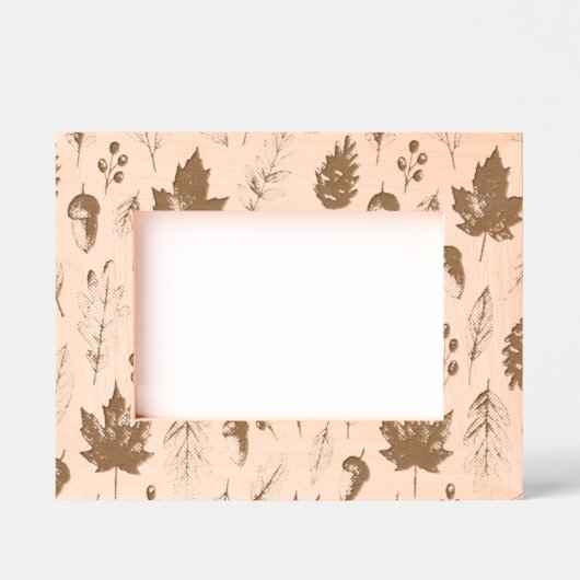 Natureherbstmuster Geätzte Rahmen (Vorderseite)