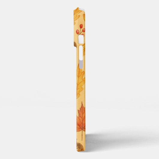 Natureherbstmuster iPhone Hülle (Linke Seite)