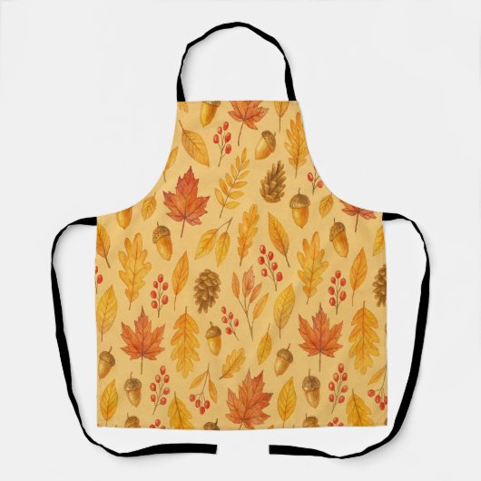 Natureherbstmuster Schürze (Vorderseite)
