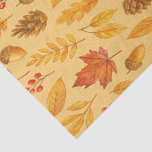 Natureherbstmuster Seidenpapier (Ausschnitt)