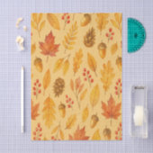 Natureherbstmuster Seidenpapier (Handwerk)