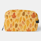 Natureherbstmuster Waschbeutel (Rückseite)