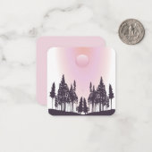 Natureindenkarte Mitteilungskarte (Vorderseite/Rückseite Beispiel)