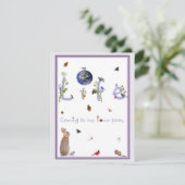 Natureinrufe: Einladung zur Kinderdusche (Stehend Vorderseite)