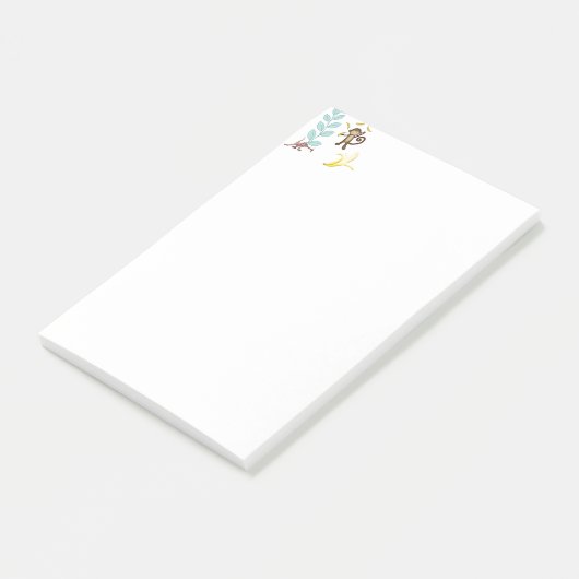 Natureinweise für Affen Post-it Klebezettel (angewinkelt)