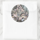 Natureinweisungsschild: Toad Animal ID Runder Aufkleber (Tasche)