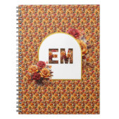 Naturejournal, Achtsamkeit, Dream Diary, Monogramm Notizblock (Vorderseite)