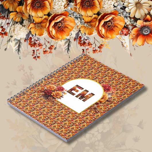 Naturejournal, Achtsamkeit, Dream Diary, Monogramm Notizblock