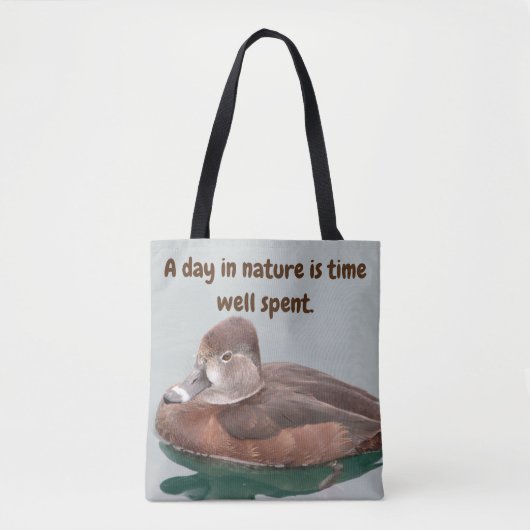 Naturel Lover Weiblicher Foto Wilder Vogel Tasche (Vorderseite)