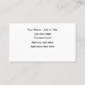 Naturelischer Teich Massage Wellness Business Card Visitenkarte (Rückseite)