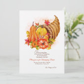 Naturellen-Erntedank Einladung (Stehend Vorderseite)