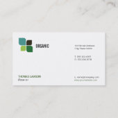 Naturelogo Visitenkarte (Rückseite)