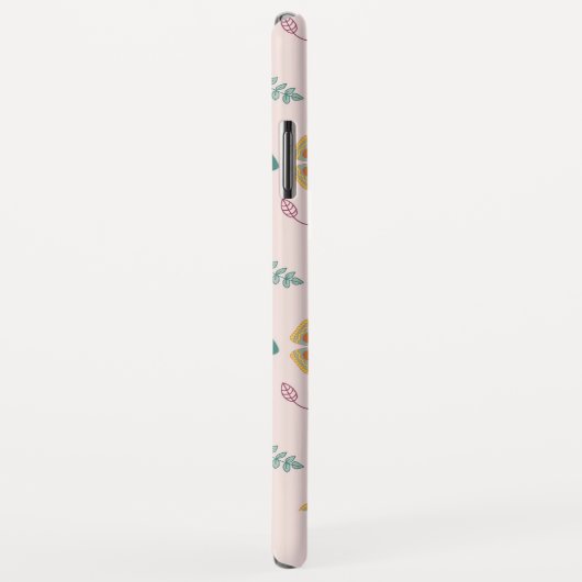 Naturemuster-Moths Case-Mate iPhone Hülle (Hinten/Rechts)