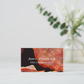 Naturereignis Visitenkartenoriginal Foto Visitenkarte (Stehend Vorderseite)