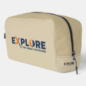 Naturerforschung | Dopp-Kit (Männer) Waschbeutel (Rechte Ecke)