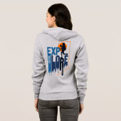 Naturerforschung | Frauen in Vollkorb Hoodie (Schwarz voll)