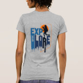 Naturerforschung | Frauen schlank T-Shirt (Rückseite)