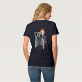 Naturerforschung | Frauen V-Neck T-Shirt (Rückseite Vollansicht)