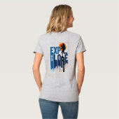 Naturerforschung | Frauen V-Neck T-Shirt (Rückseite Vollansicht)