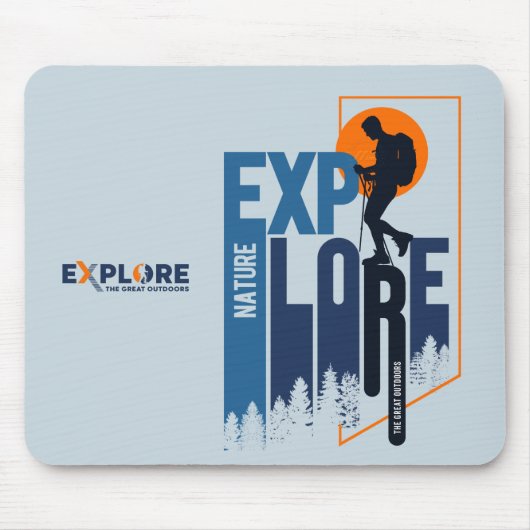 Naturerforschung | Herren- Mousepad (Vorne)