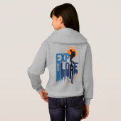 Naturerforschung | Kinder Hoodie (Schwarz voll)