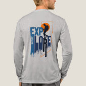 Naturerforschung (Leichtmodus) | Männer Langarm Tri-Blend Shirt (Rückseite)