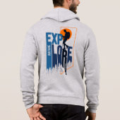 Naturerforschung | Männer mit Vollzip Hoodie (Rückseite)