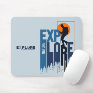 Naturerkundung Männer - Mousepad