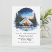 Naturerlebnis-Erlebnisdusche Einladung (Stehend Vorderseite)