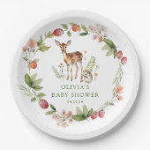 Naturerlebnis-Hirschdusche Pappteller (Vorderseite)