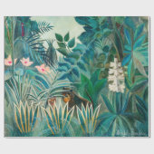 Naturerlebnis in tropischem Dschungel Geschenkpapier (Flach)