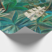 Naturerlebnis in tropischem Dschungel Geschenkpapier (Ecke)