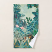 Naturerlebnis in tropischen Dschungelmalereien Badhandtuch Set (Handtuch)