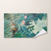 Naturerlebnis in tropischen Dschungelmalereien Badhandtuch Set (Handtuch)