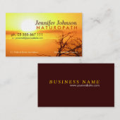 Nature's Beauty Business Card Visitenkarte (Vorne/Hinten)