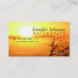 Nature's Beauty Business Card Visitenkarte