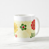 Natures Bounty Jeweled PERSONALISIERT Kaffeetasse (VorderseiteRechts)