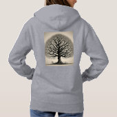 Nature's Calligraphy (Hooded Sweatshirt) Hoodie (Rückseite)