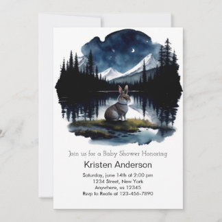 Nature's Calling Adventure erwartet Baby Shower Einladung