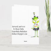 Nature's Confetti - Grußkarte Karte (Rückseite)