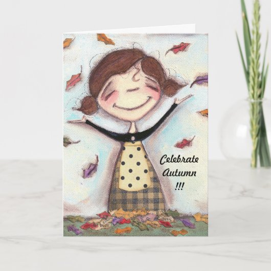 Nature's Confetti - Grußkarte Karte (Vorderseite)