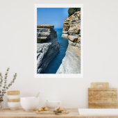 Natures Cut - Corfu Island Seascape Posters Poster (Küche)