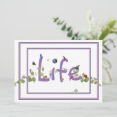 Nature's Delight-Baby Dusche: Einladung (Stehend Vorderseite)