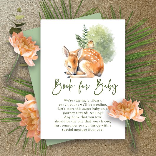 Nature's Delight Deer Book for Baby Begleitkarte