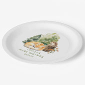 Nature's Delight Fox Babydusche Pappteller (Schrägansicht)